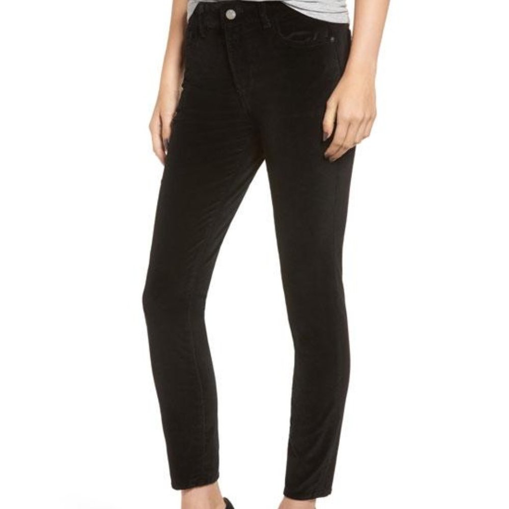 DL1961 Mid-Rise Margaux Jeans Lost Black Velvet 27